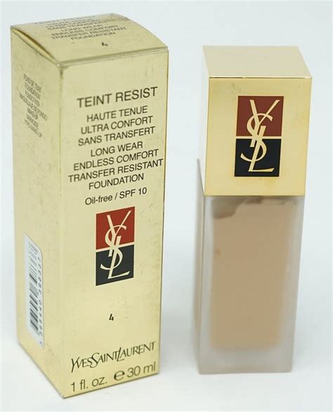 ysl teint resist foundation ingredients|YSL foundation reviews.